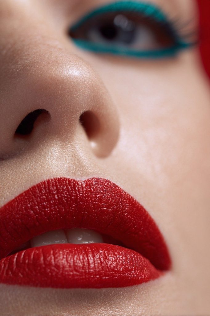 woman, lips, makeup, kiss, portrait, fashion